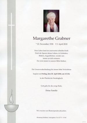 Portrait von Neulengbach Frau Margarethe GRABNER