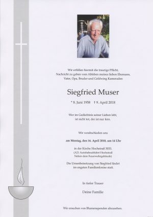 Portrait von St. Pölten Herr Siegfried MUSER