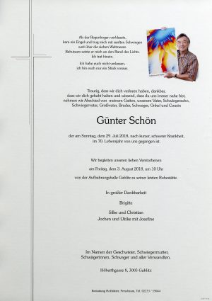 Portrait von Gablitz Herr Günter Schön