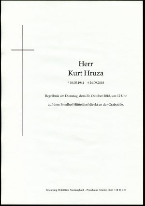 Portrait von Wien – Eichgraben Herr Kurt HRUZA