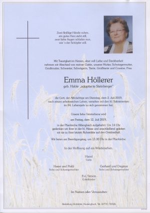 Portrait von Altlengbach – Frau Emma Höllerer