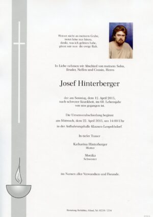 Portrait von Klausen-Leopoldsdorf – Herr Josef Hinterberger