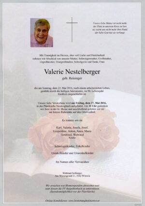 Portrait von Neulengbach – Frau Valerie Nestelberger