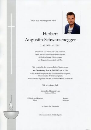 Portrait von Neulengbach – Herr Herbert Augustin-Schwarzenegger