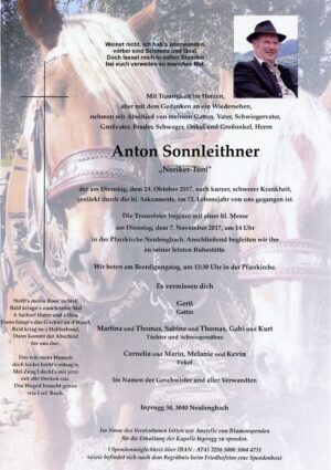 Portrait von Neulengbach – Herr Anton Sonnleithner