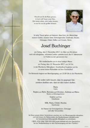 Portrait von Altlengbach – Herr Josef Buchinger