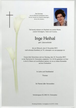 Portrait von St. Christophen – Frau Inge Heihal