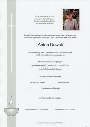 Portrait von Gaaden – Herr Anton Nowak