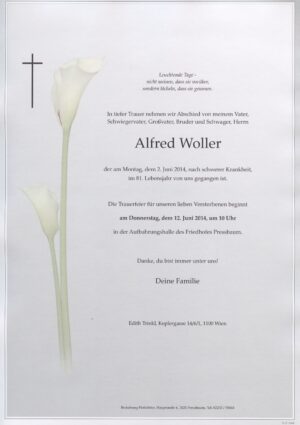 Portrait von Pressbaum – Herr Alfred Woller