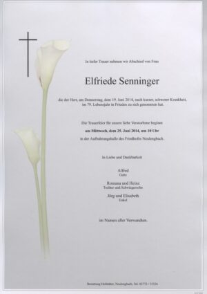 Portrait von Neulengbach – Frau Elfriede Senninger