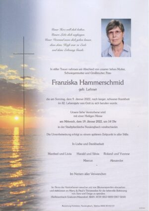 Portrait von Neulengbach- Frau Franziska Hammerschmid