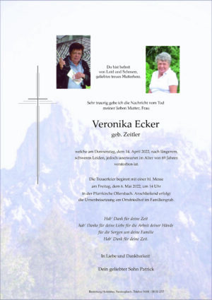 Portrait von Ollersbach – Frau Veronika Ecker