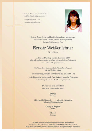 Portrait von Neulengbach- Frau Renate Weißenlehner