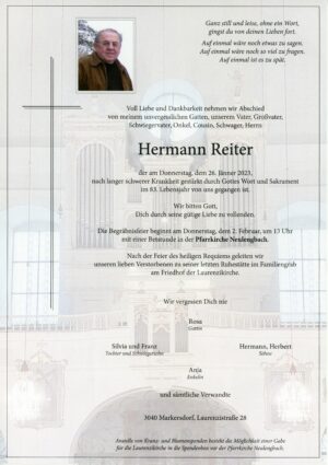 Portrait von Neulengbach – Herr Hermann Reiter