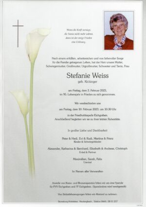 Portrait von Eichgraben – Frau Stefanie Weiss