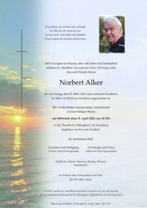 Portrait von Altlengbach- Herr Norbert Alker