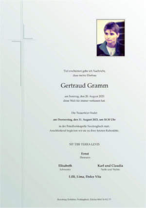 Portrait von Neulengbach – Frau Gertraud Gramm